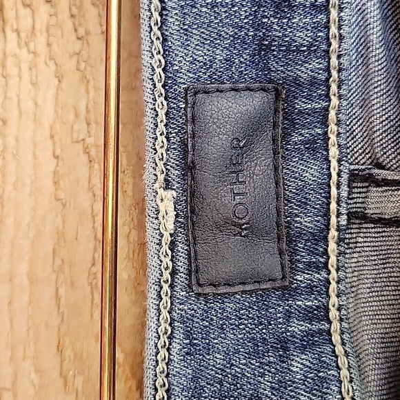 MOTHER Size 25 Mid Rise Dazzler Ankle Fray Jeans in Weekend Warrior - Picture 6 of 11
